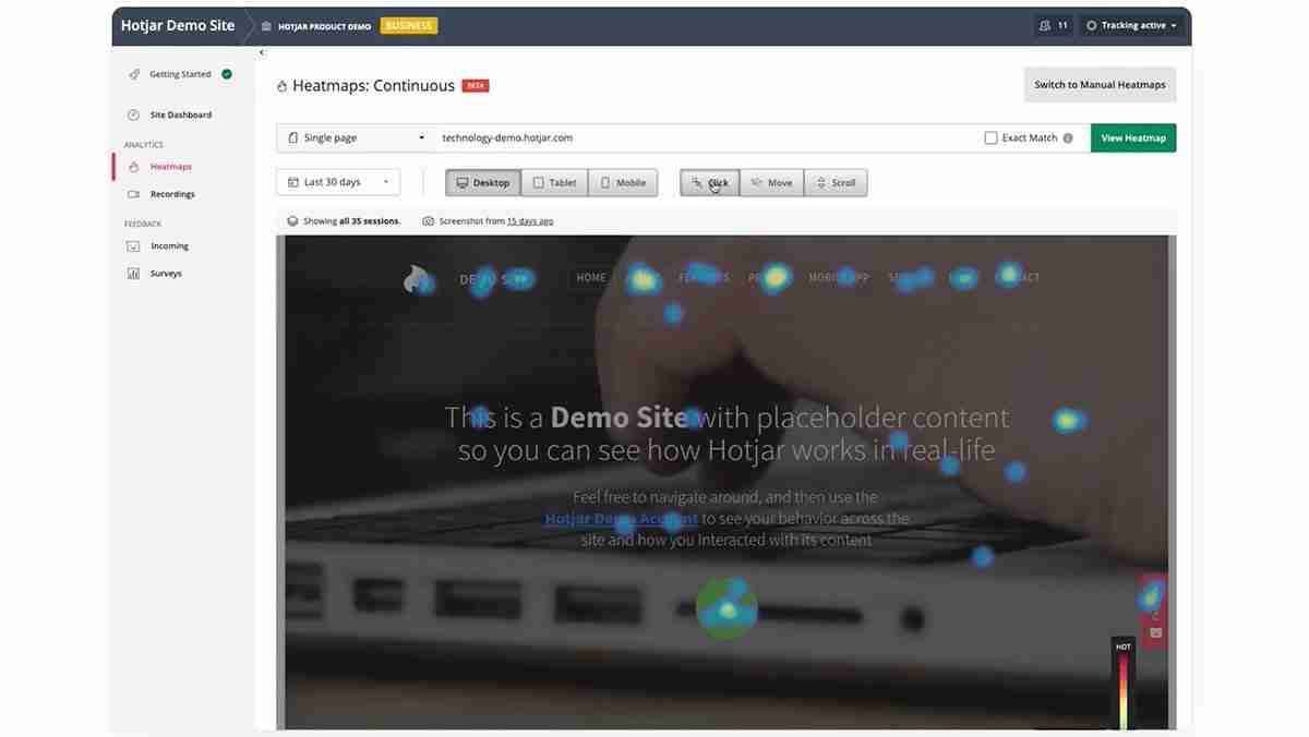 Blog tools - Hotjar